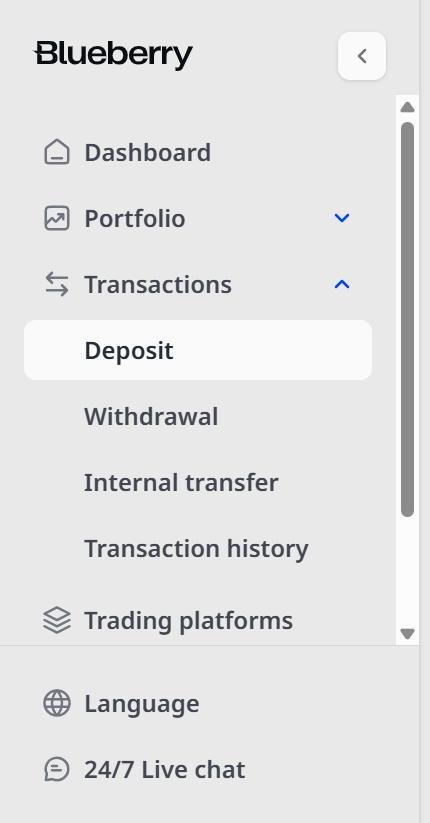 Blueberry · Transactions